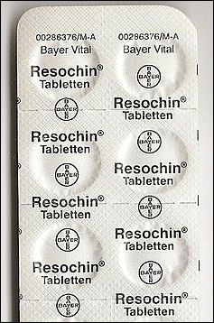 20120531-Malaria chloroqine Resochin_Tablet.jpg